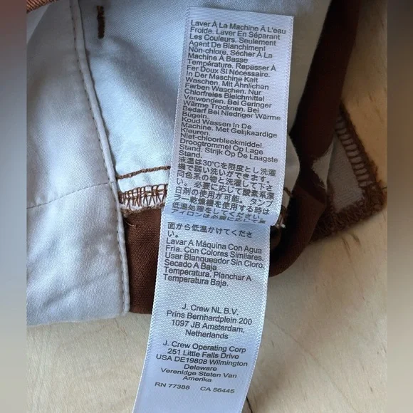 J. Crew Women’s Classic Chino 5” Inseam 100% Cotton Antique Oak Brown Size 4 NWT - Picture 14 of 16